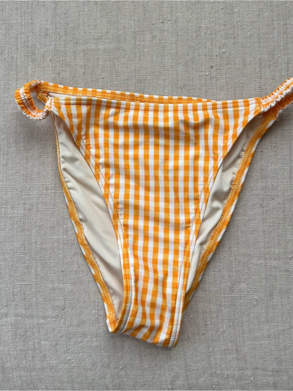 Peony swim Gingham Bikini Bottoms